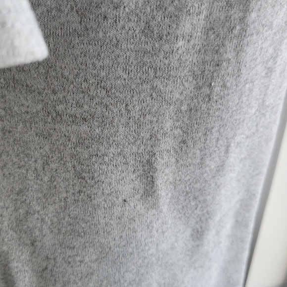 Gray Ruffle Sleeve Knit Dress - Picture 3 of 14